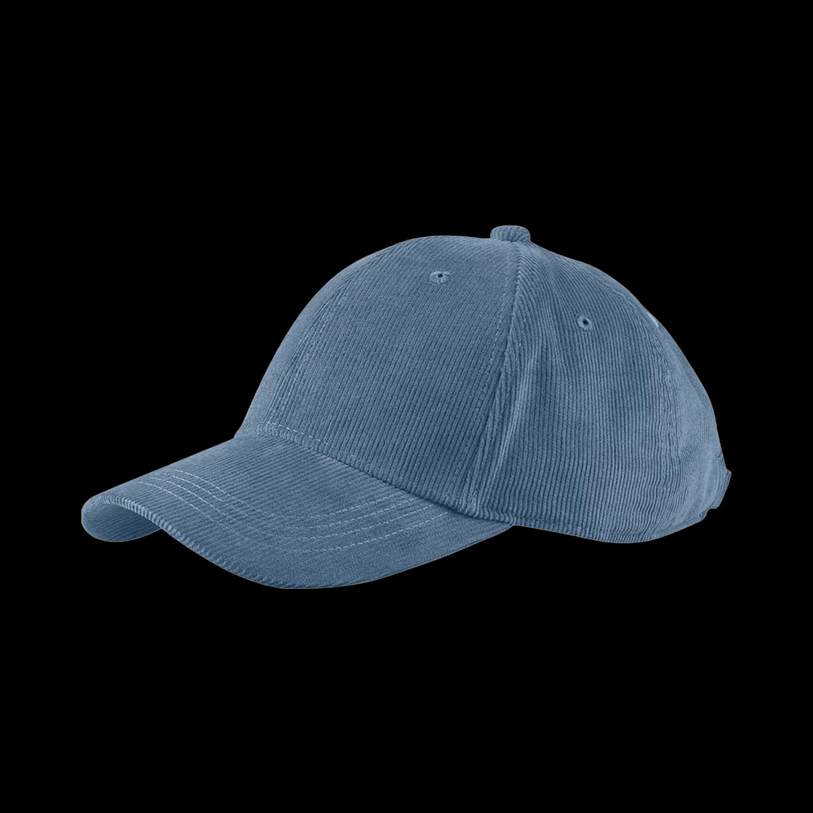 Casquette velours Alfred bleu ciel, broderie personnalisée