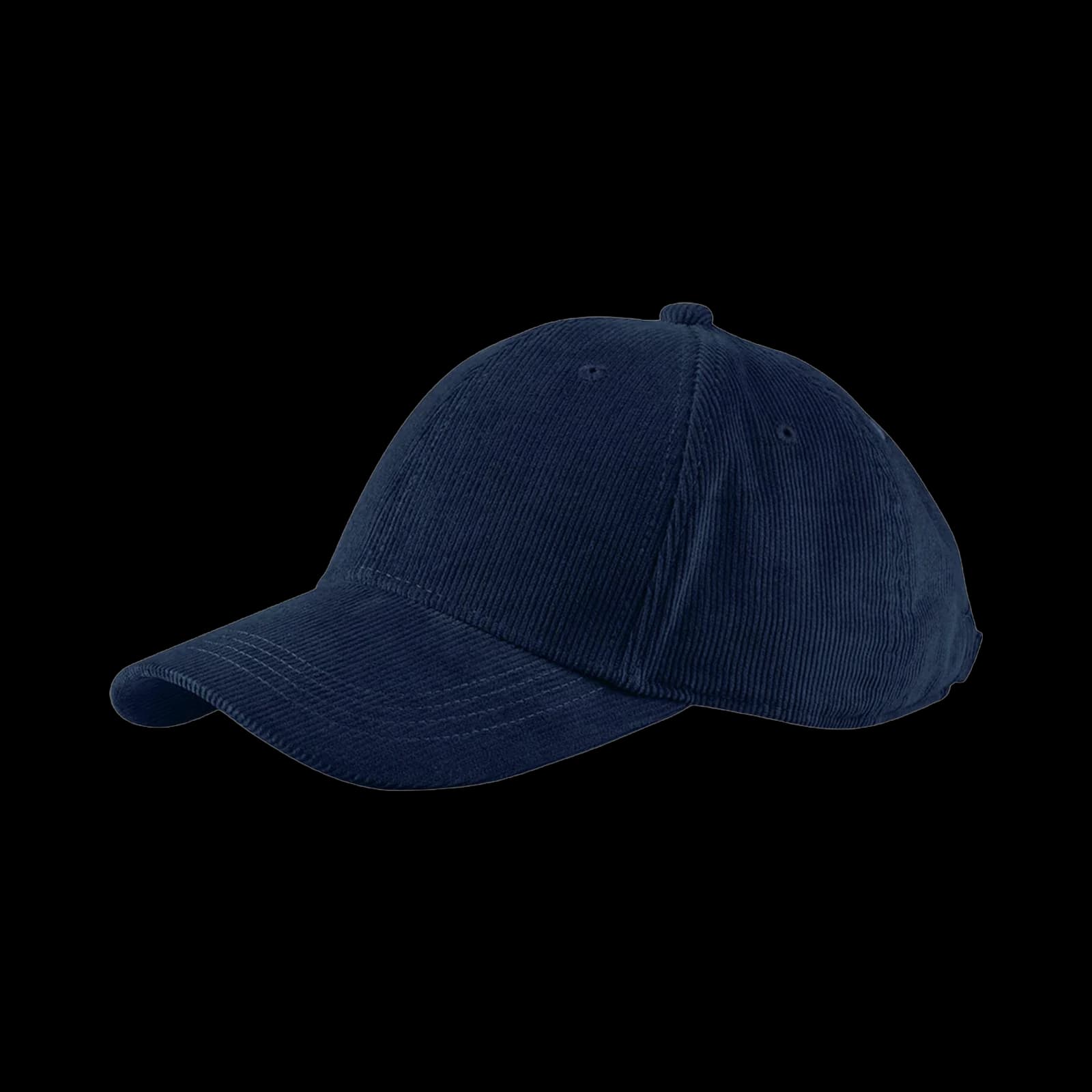 Casquette velours Alfred bleue, broderie personnalisée