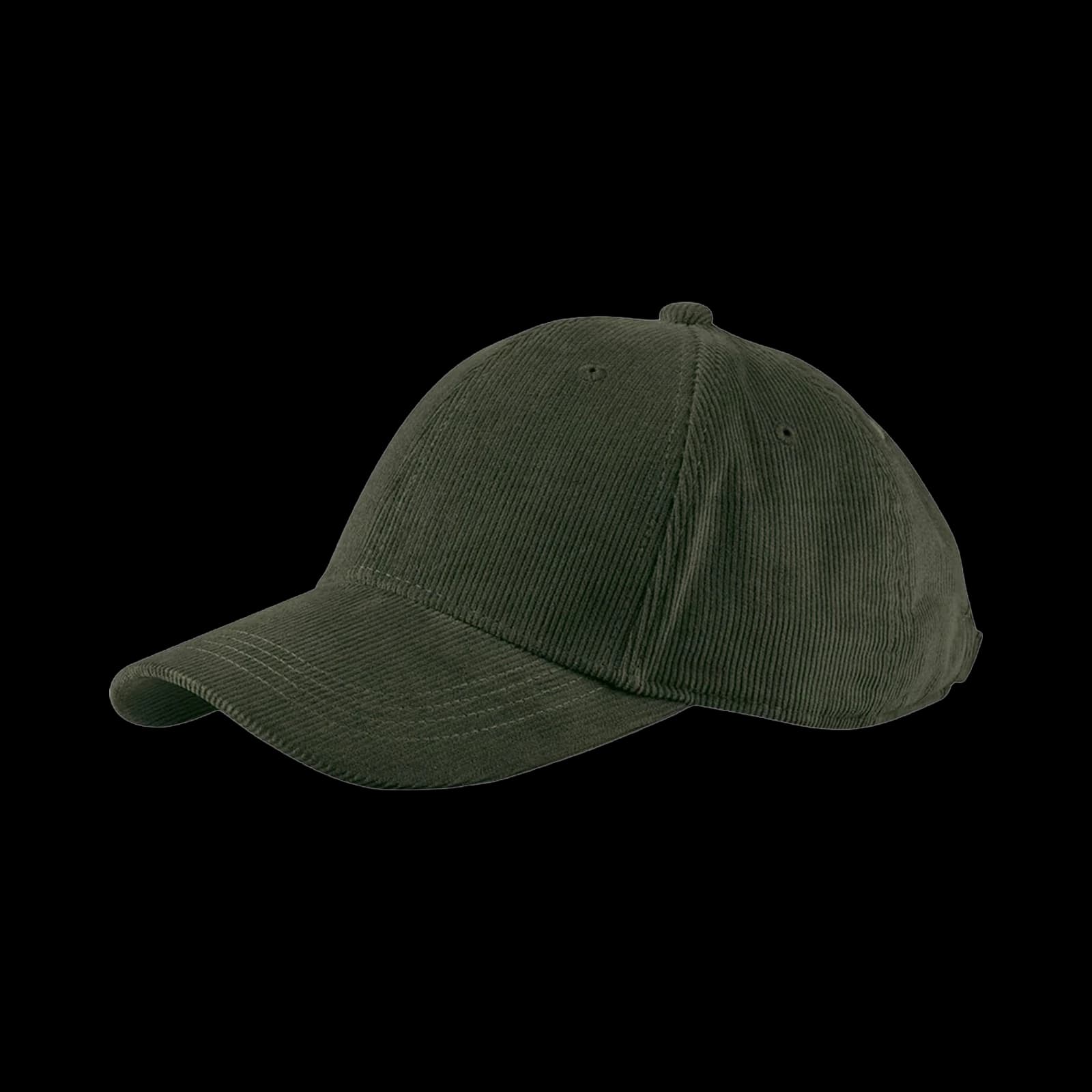 Casquette velours Alfred kaki, broderie personnalisée