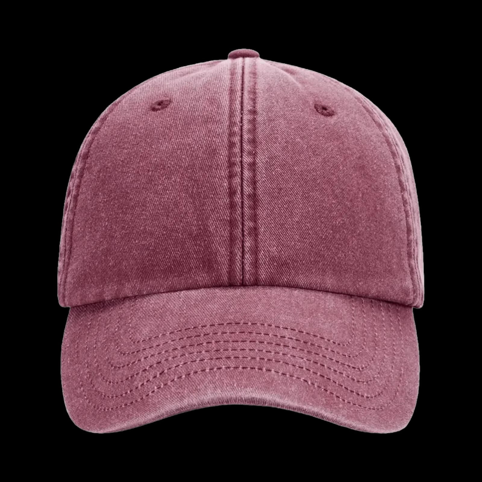 Casquette Dad cap souple brodée personnalisée Alma, coloris Bordeaux