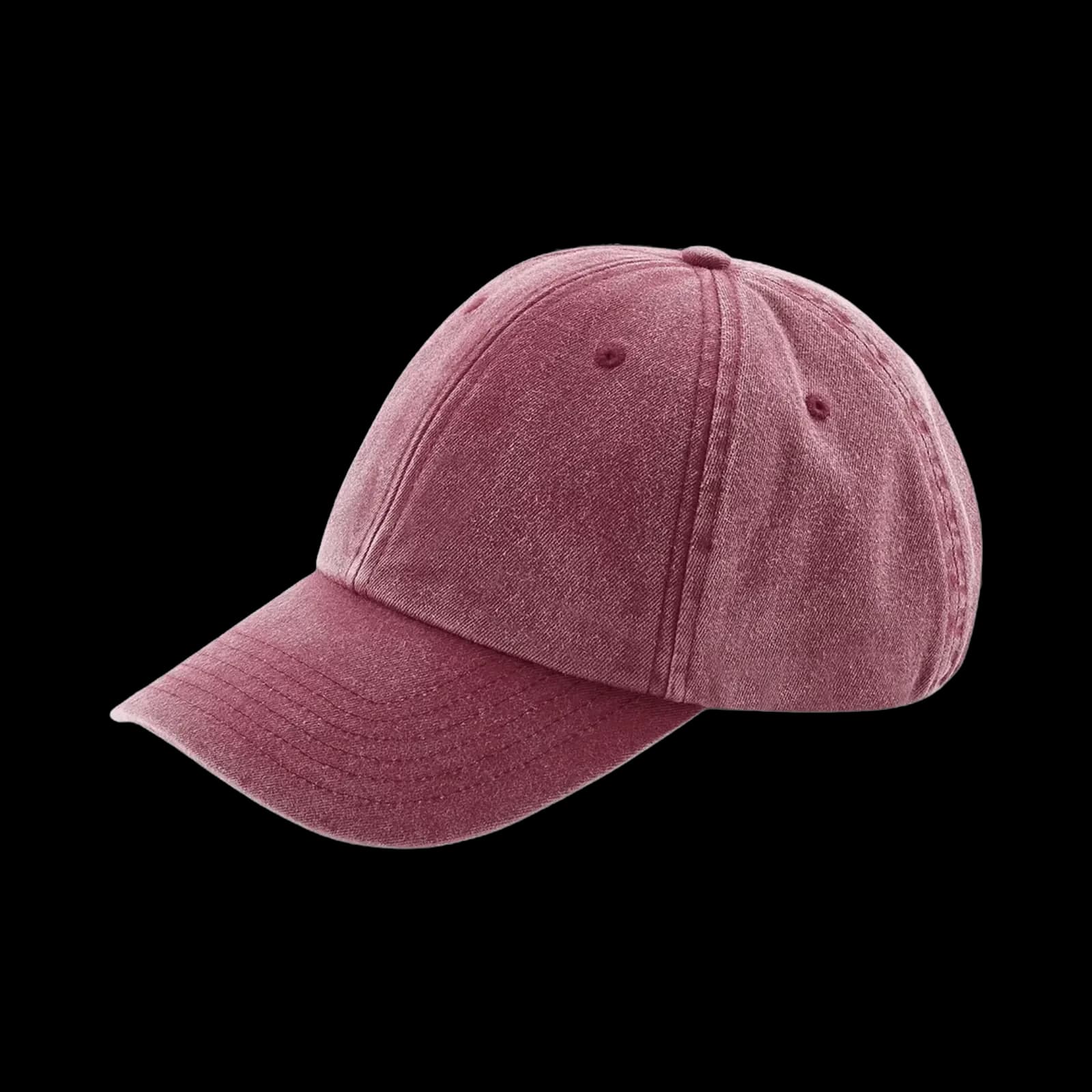Casquette Dad cap souple brodée personnalisée Alma, Coton brossé délavé