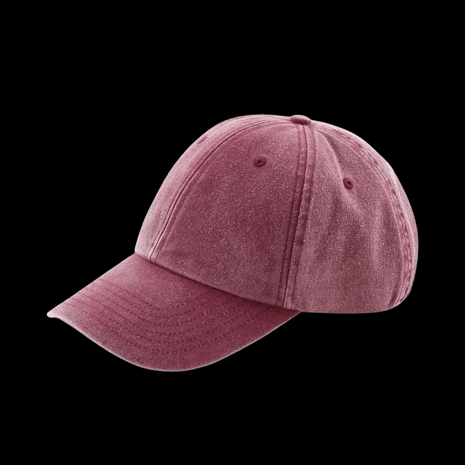 Casquette Dad cap souple brodée personnalisée Alma, Coton brossé délavé