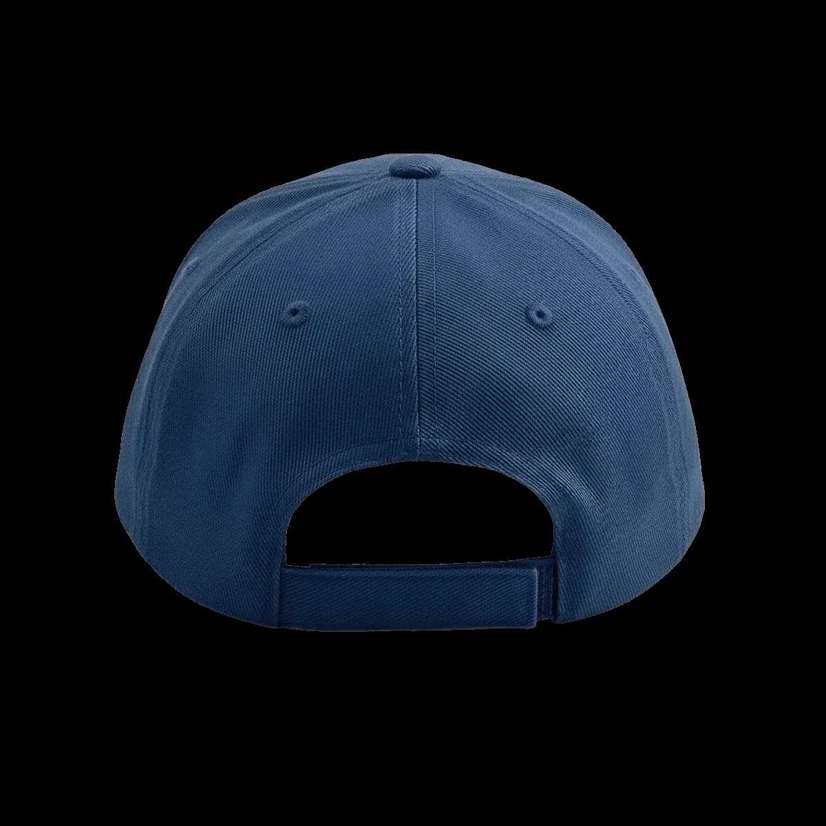 Casquette Eliott brodée personnalisée marine, 5-panel structuré, Coton drill 100%