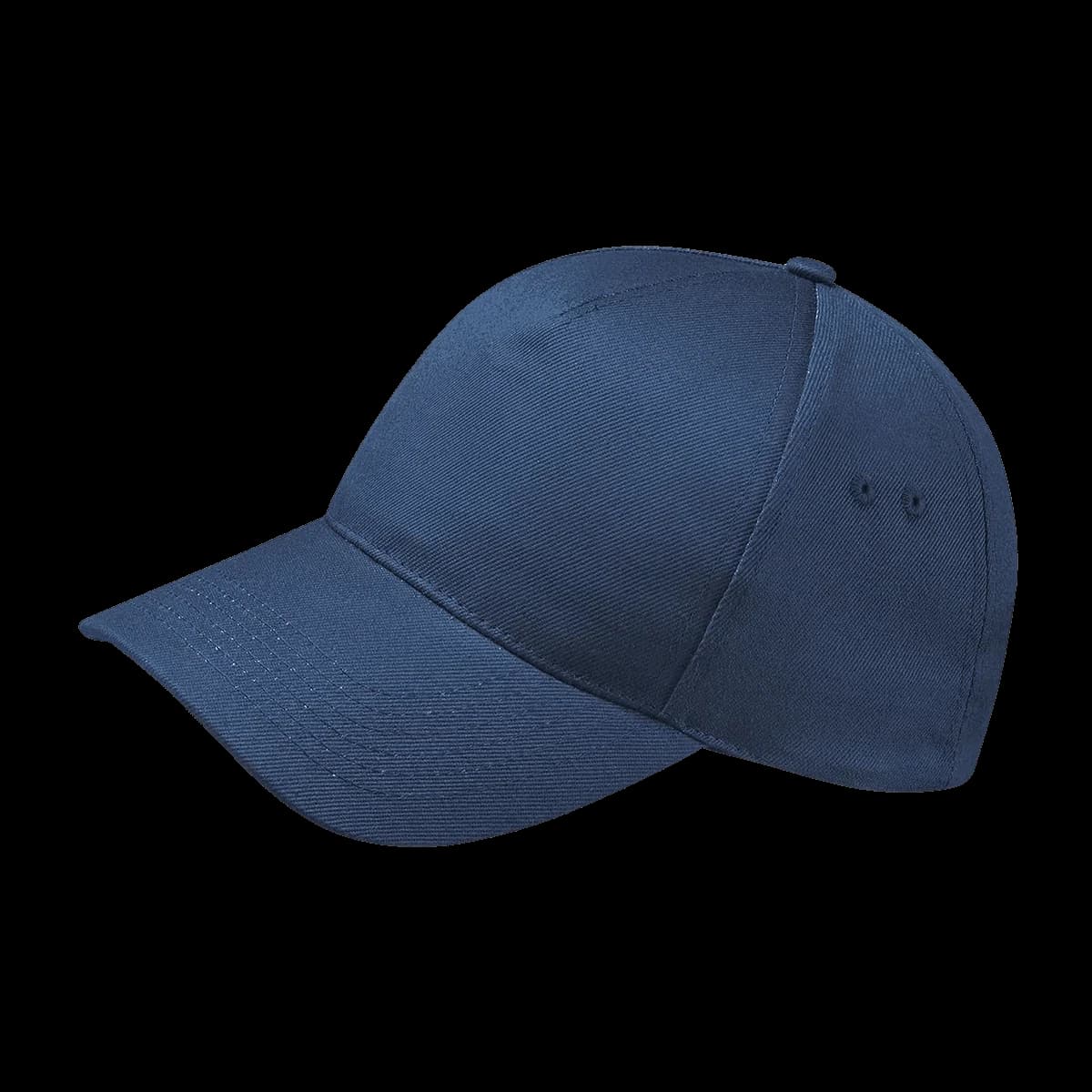 Casquette 5-panel structuré brodée personnalisée Eliott, Coton drill 100%