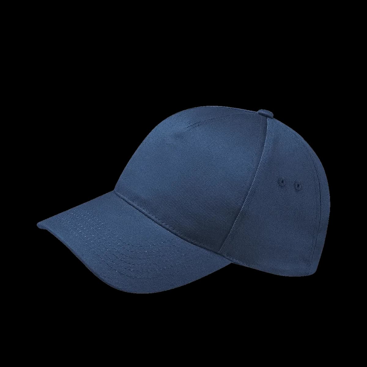 Casquette 5-panel structuré brodée personnalisée Eliott, Coton drill 100%
