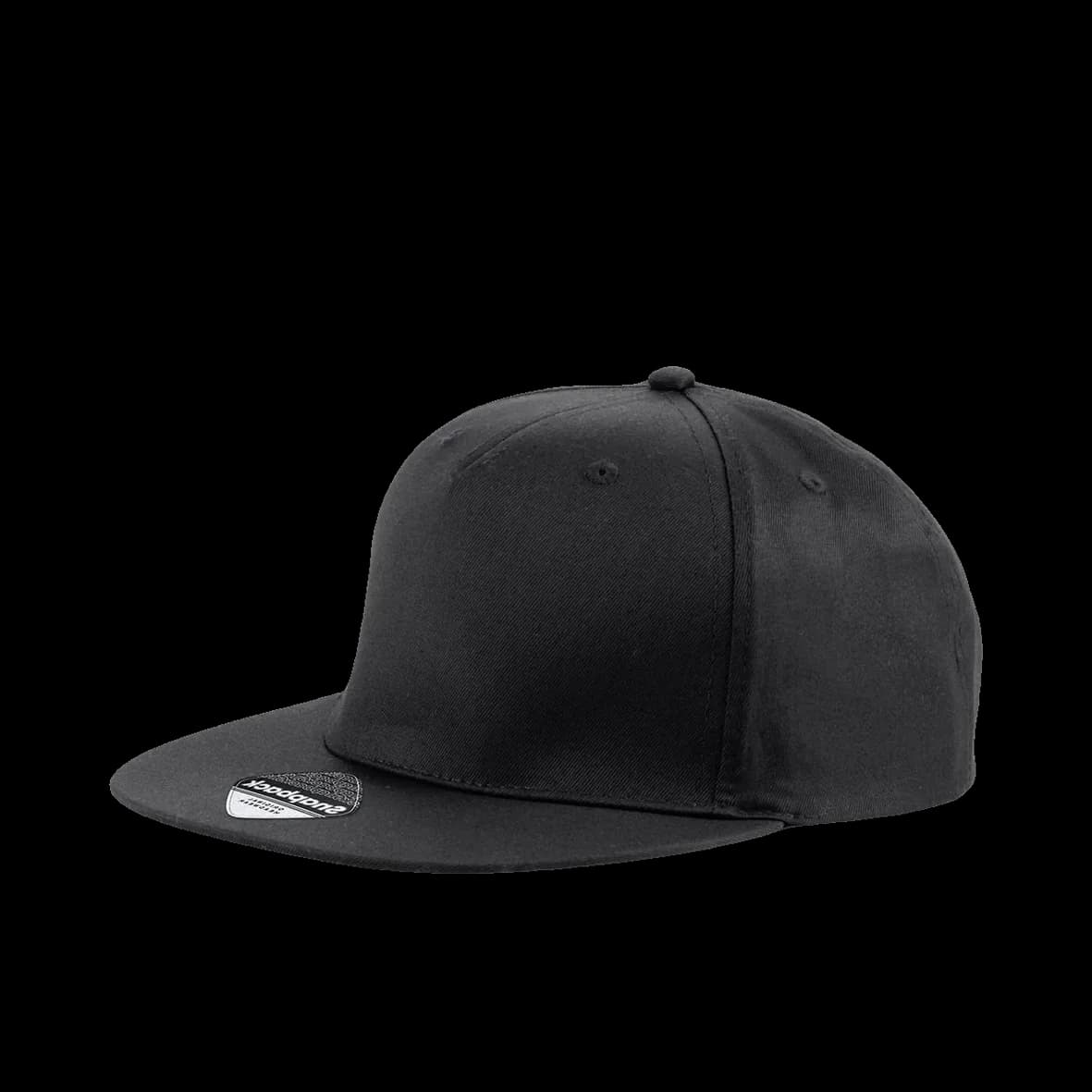 Casquette Snapback 5-panel profil haut, visière plate brodée personnalisée Scott, Coton twill 100%