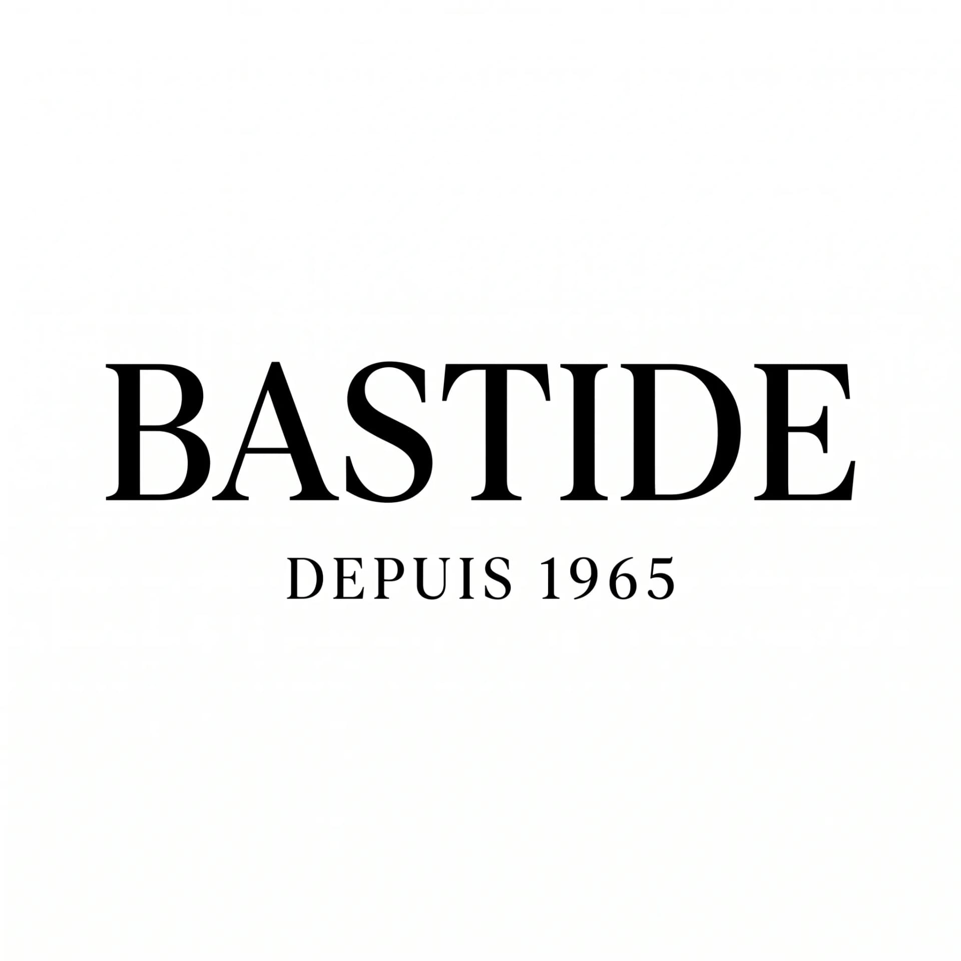Exemple de logo brodable : logotype heritage, caractères condensés, filets nets. brodé en une seule couleur.