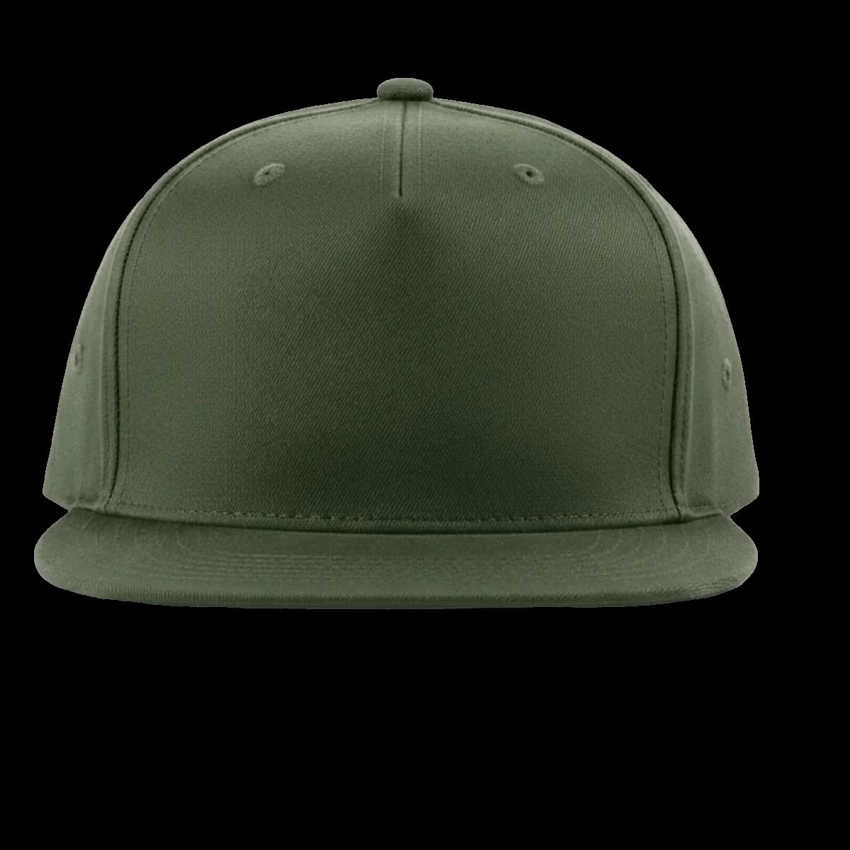 Casquette Snapback 5-panel profil haut, visière plate brodée personnalisée Scott, coloris kaki, Coton twill 100%